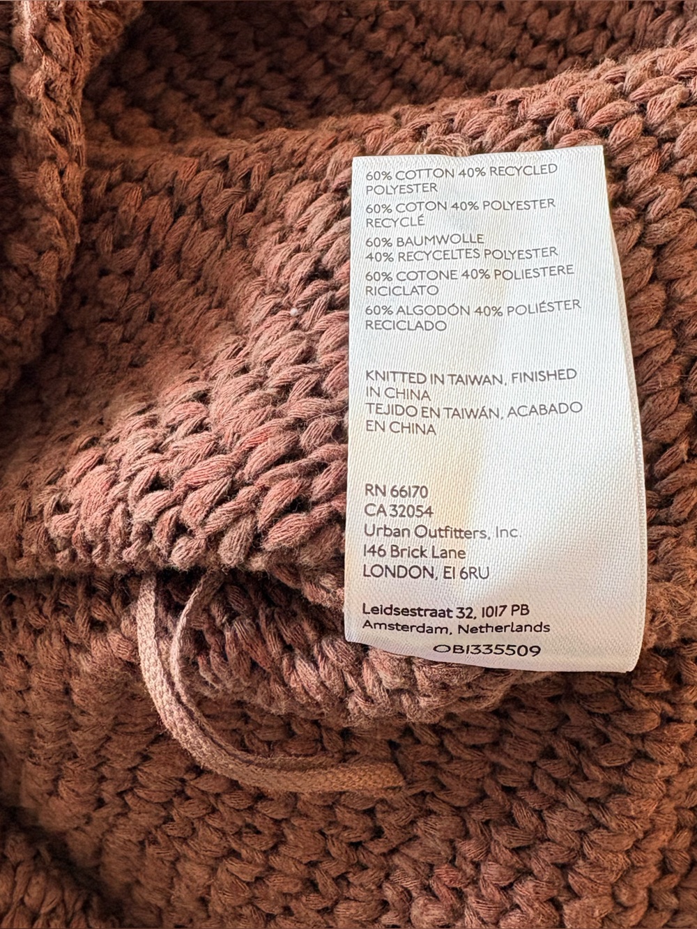 Anthropologie Pilcro Sleeveless Turtleneck Knit Sweater Vest in Brown Size S - Picture 9 of 9